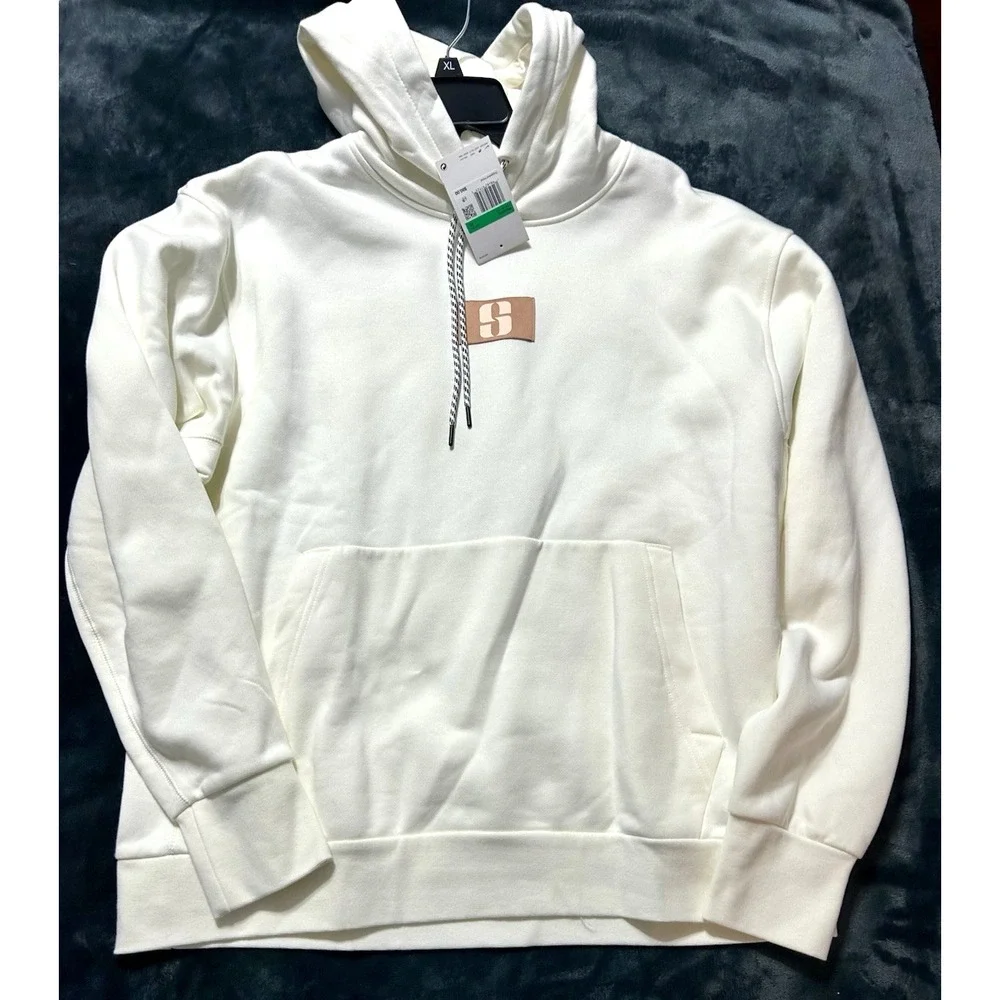 Nike Womens Sabrina Ionescu Hoodie Fleece Bball XL Off White FJ4449-133 (A9)